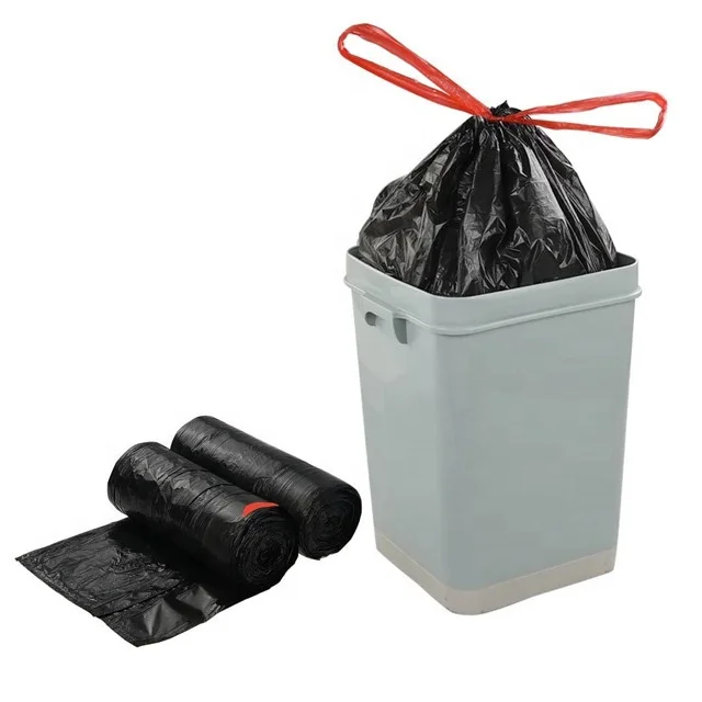 Kitchen Drawstring Trash Rubbish Garbage Bag / Bin Bag Liner - Buy Kitchen Drawstring Trash Rubbish Garbage Bag,Bin Bag Liner,Garbage Bag Product on Alibaba.com