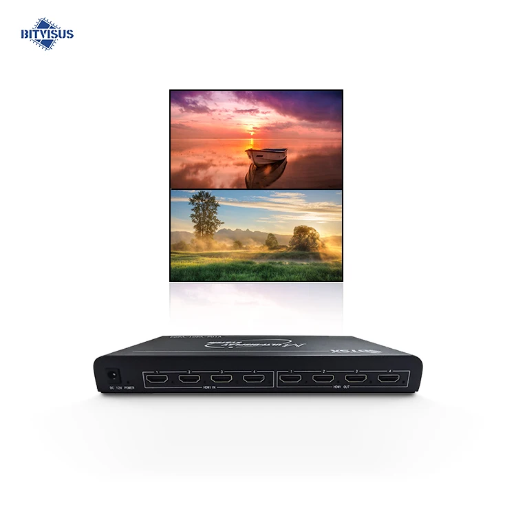 4K60ビデオスイッチャーライブストリーミング放送4-in-4ビデオ