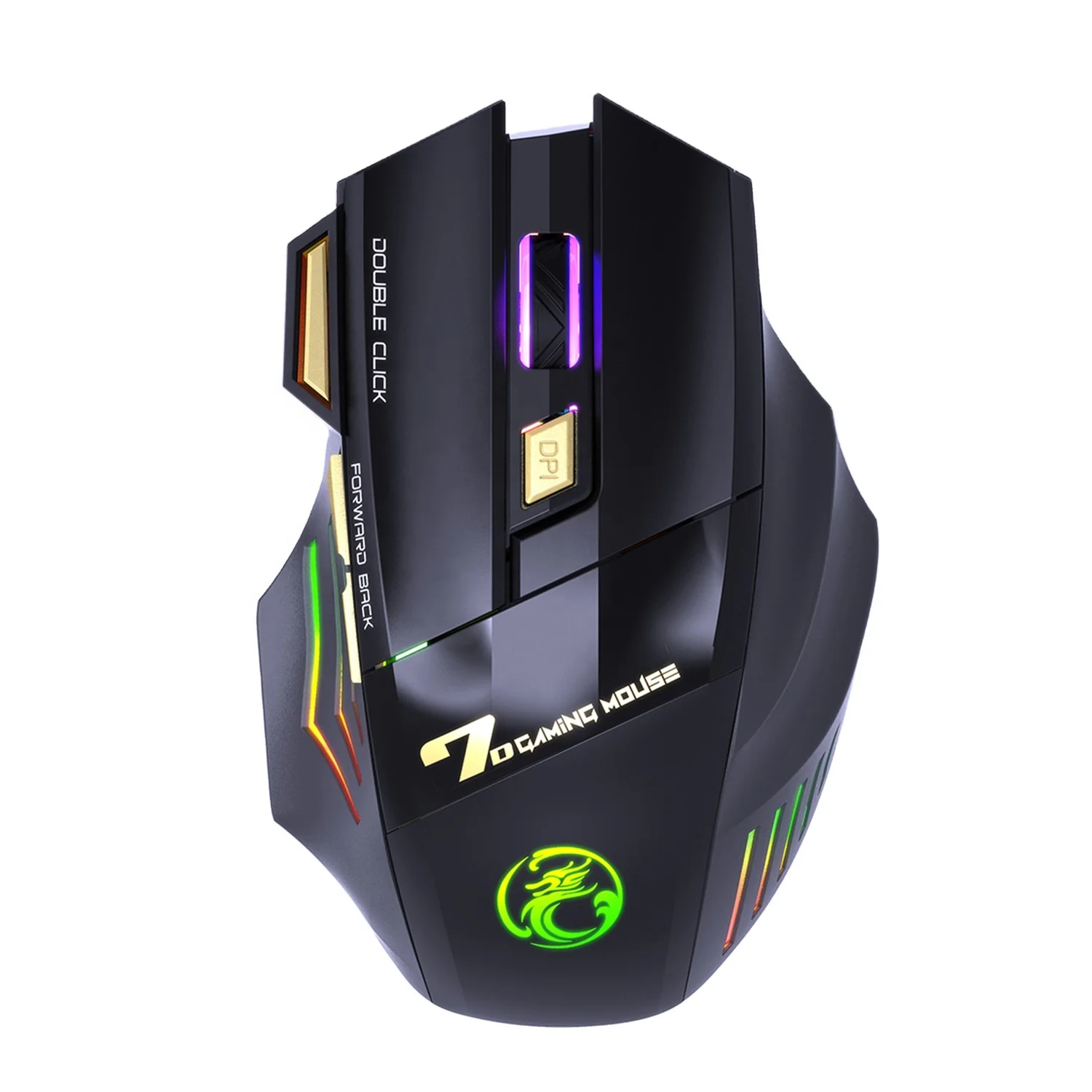 Imice Gw-x7 Rechargeable Optical Wireless Gaming Mouse With Finger