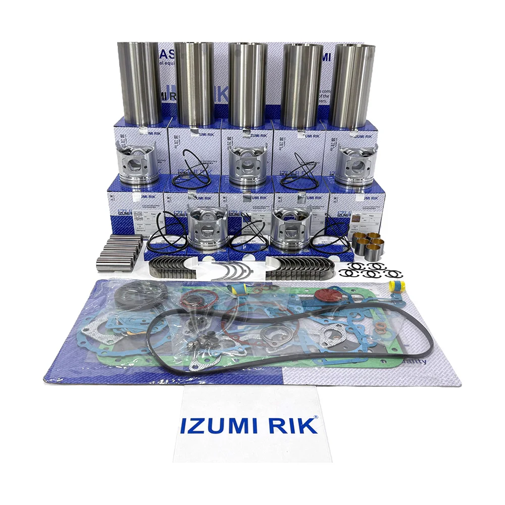 IZUMI RIK 402J-05, 403D-05, 402F-05 Stel vir algehele oorhaal met pakkings, hoof- en dryfstanglaers met stukring vir Perkins