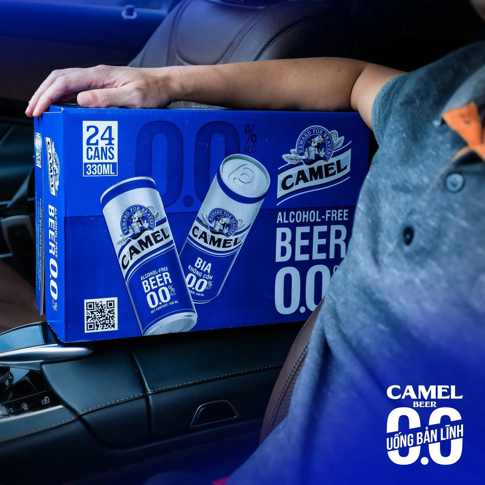 Non-Alcoholic Beer Customized Private Label Can Tinned Alcohol Free Beer From Vietnam