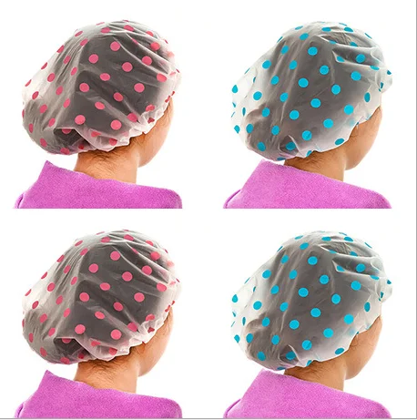 Неодноразовая Удобная шапочка для душа предотвращает намокание волос в душе многоразовая шапочка для ванны в отеле