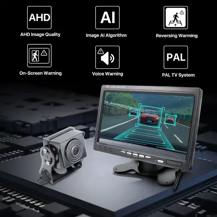 Ai Forklift Camera Device Pedestrian Detection Rear View Backup Camera