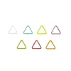 Boucle de marqueur tissée triangulaire multicolore
