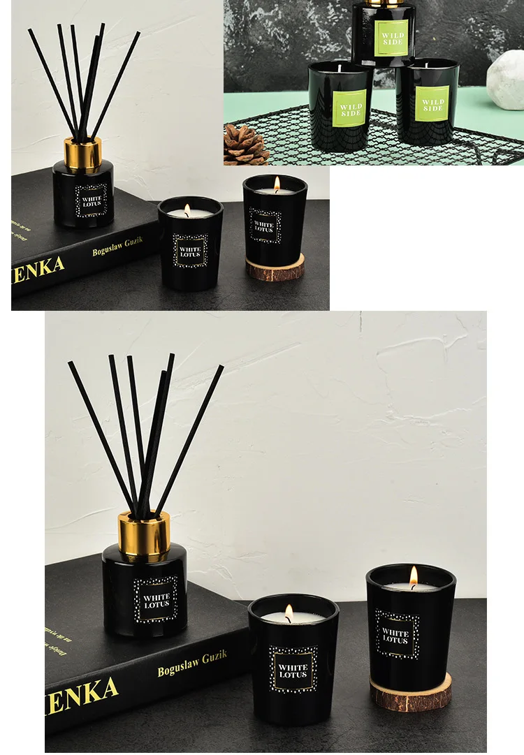 Home Decor Starlight Scented Candle Jars Gift Set Soy Wax Candle Jars Luxury Buy Soy Wax For