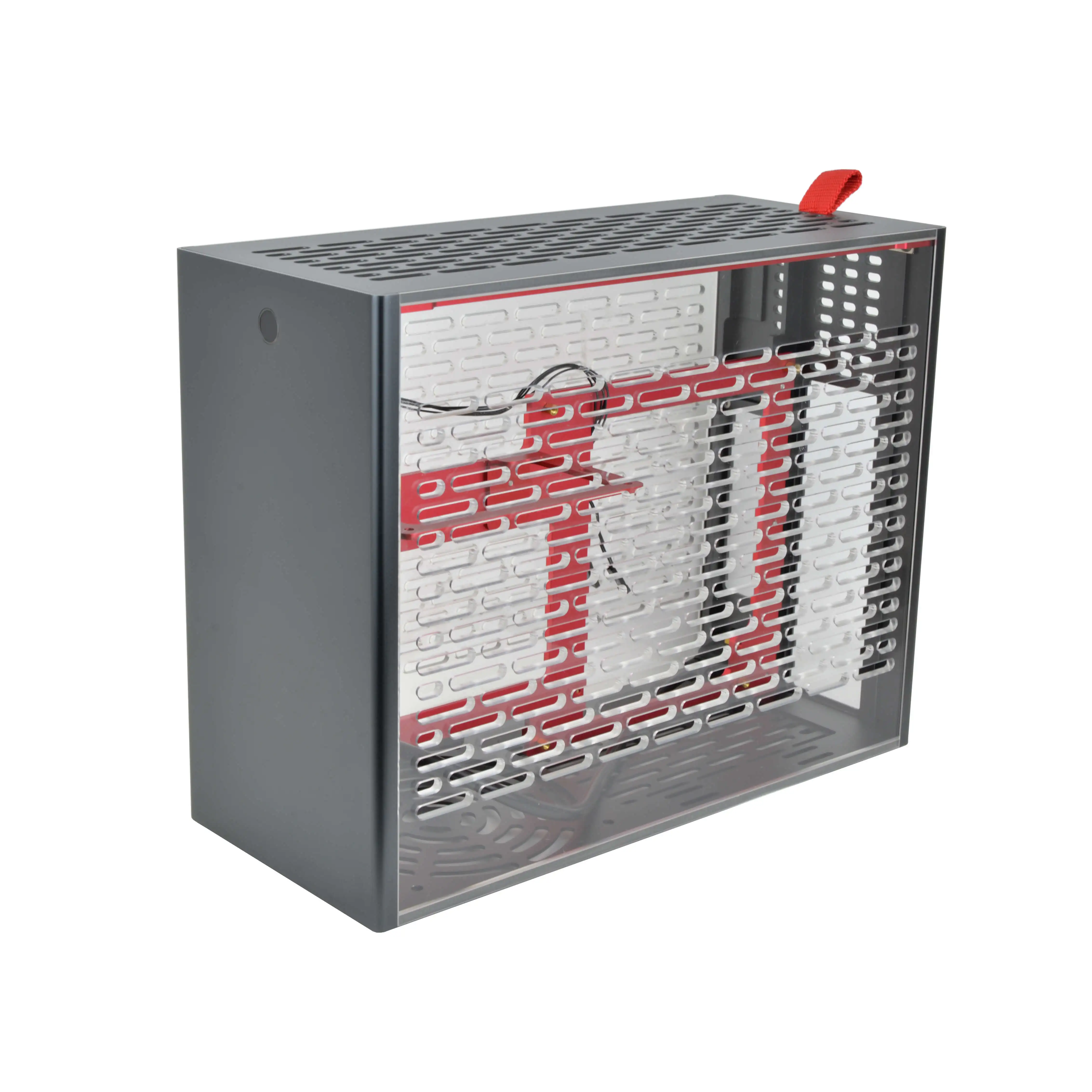 Custom Transparent Atx Mid Computer Cases Towers Clean RGB 120mm Cooling Fans Gaming Mini Pc Micro Itx case