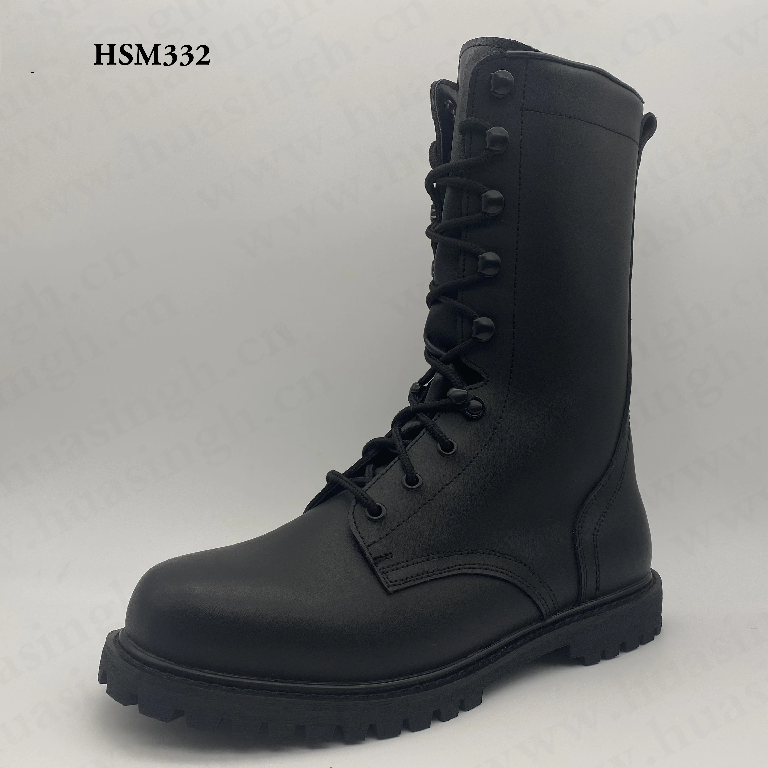 LXG,wholesale Whole case Impact Resistant Leather Boots 8 Inch Full Cow Leather Tactical Combat Boots HSM332