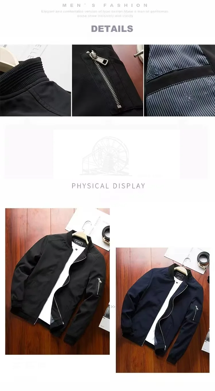 Fall and Winter Cotton Pilot Jacket Cotton Men's Thickened Jacket Baseball Clothing Flight Suit