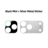 Patch argenté + filtre anti-brouillard noir