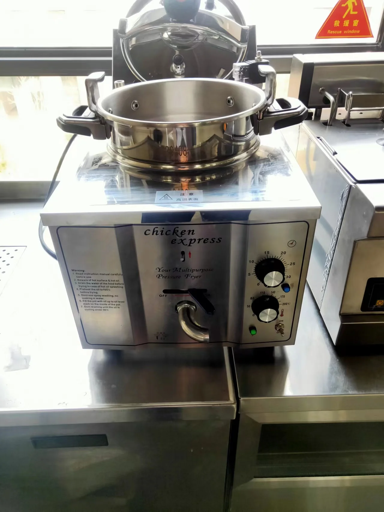 Mdxz16 Table Top Pressure Chicken Express Frying Commercial Electric