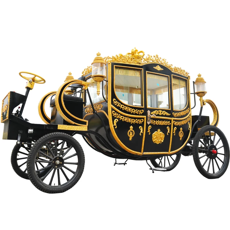 Royal Classic Electric Car Horse-drawn Electric Auxiliary Travel Electric Carriage