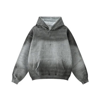 Men's Winter Sports Athletic Fit Hoodie Loose Pullover Oversize Drop Shoulder Streetwear Basketball 3D Embroidery Hooded XXL