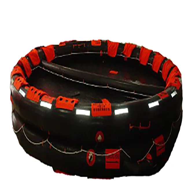 SOLAS LSA Standard Open Reversible Inflatable Life Raft for 50 Person, 65 Persons