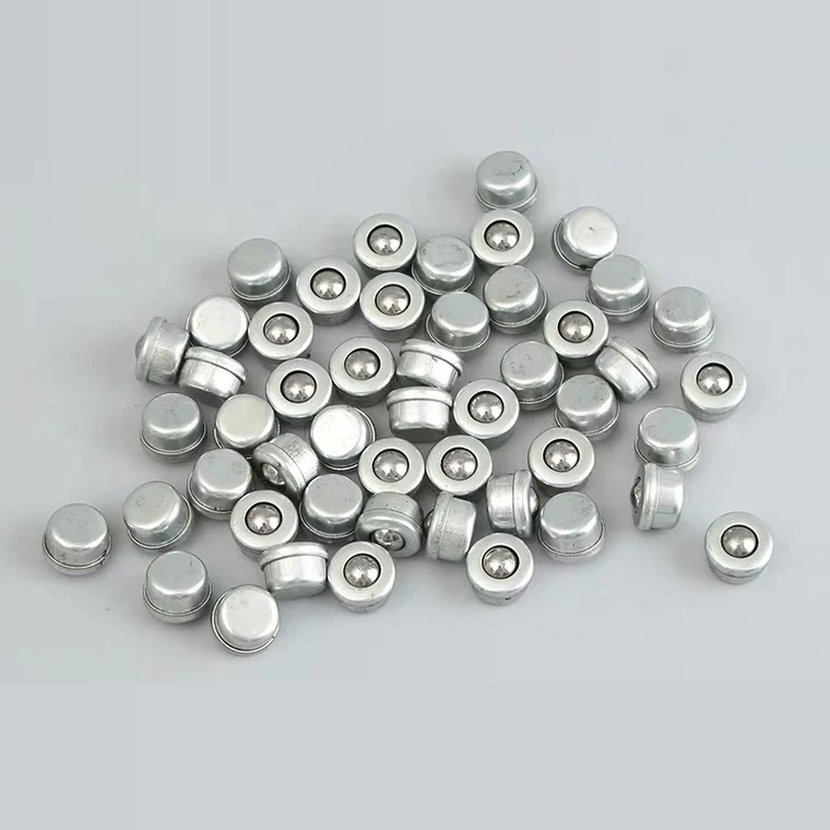 4 Unità Di Trasferimento A Sfera Uxcell CY-15A – Cuscinetti A Rullini In Nylon 5/8" 22 Libbre - Foto 4