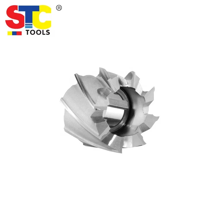 Din841 Shell End Mill Cutter Semicoarse Teeth Type N HSS High Speed Steel Carbide End Mill Cutter CNC Machine Tool