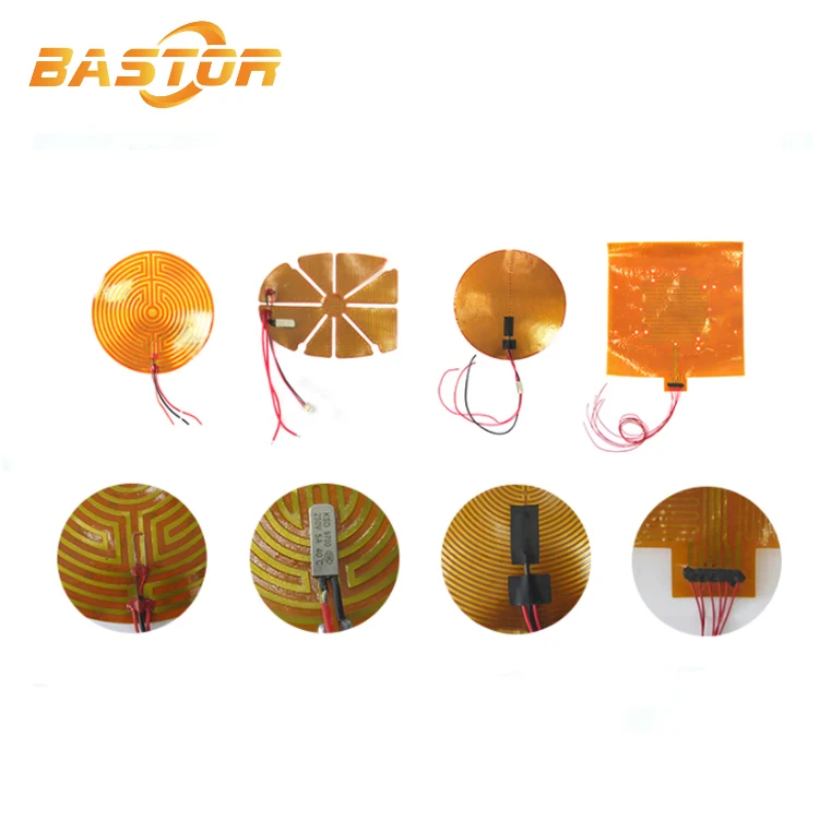 5v 12v 3d принтер Электрический гибкий kapton Полиимид нагревательный элемент