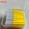 80 unidades de 0,8 mm amarillo