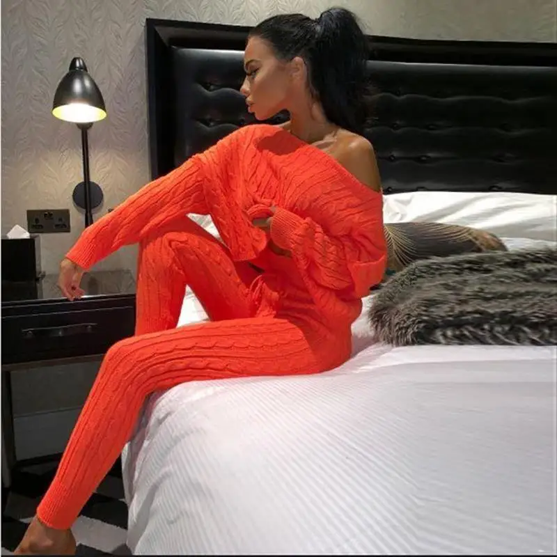 wholesale cardigan sets woman 2 piece sweater set