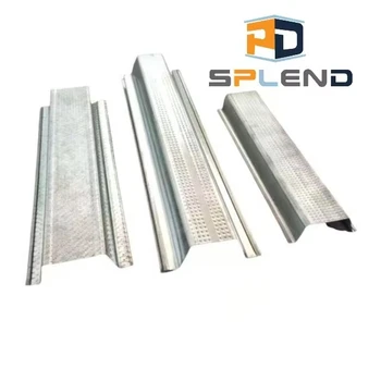 Modern Design Galvanized Steel Furring Channel for Ceiling Tiles and Gypsum Board Fireproof for Hotels Malls Apartments