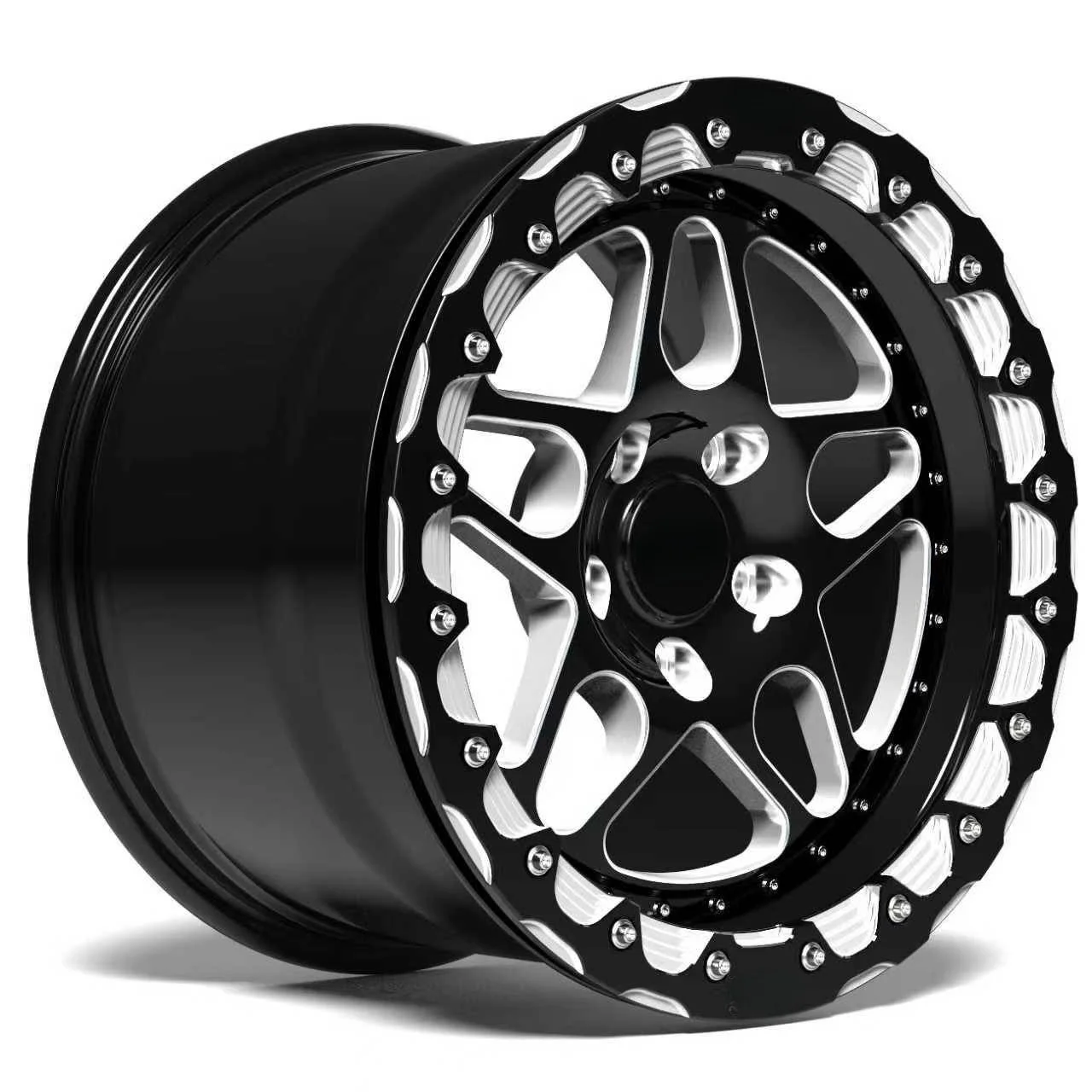 Forged Beadlock Wheel 5 Lug Bolt Patterns 15x10 18x5 17x10 20 Inch For Ford Mustang C7 C8