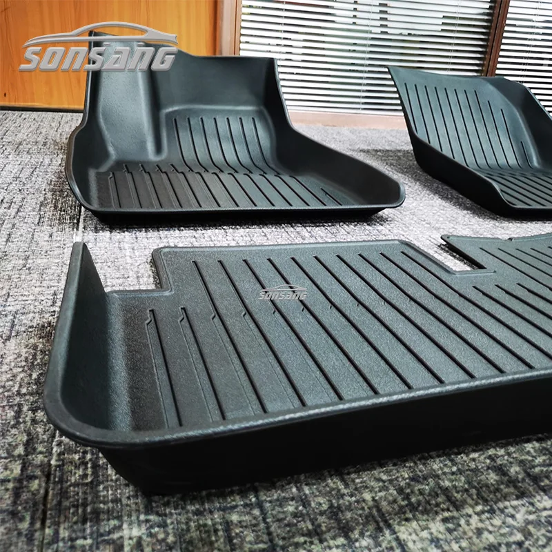 For Tesla Model 3 Highland 2024 Floor Mats All Weather Floor Mat Full