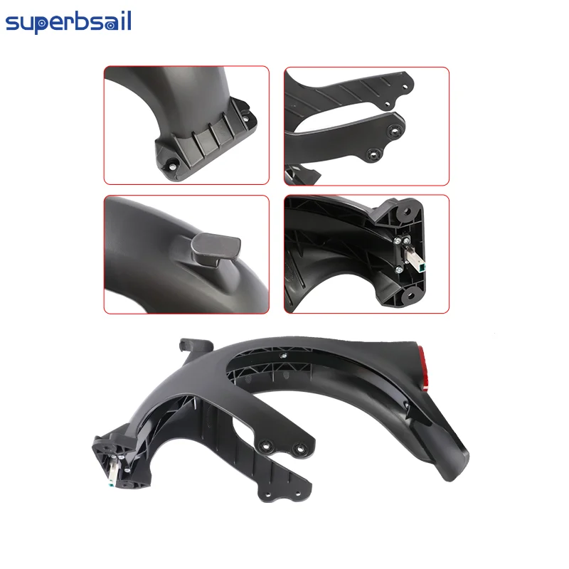 Superbsail Original Rear Fender For Ninebot Max G2 Electric Scooter Splash Guard Protect Rear Mudguard Replacement Accessories manufacture