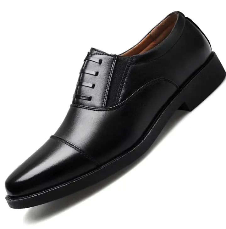 New formal three-joint leather shoes, business casual leather shoes, breathable non-slip shoes