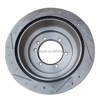 OEM Wholesale 330MM 43206-VC200 Designs Drill Hole and Slotted Auto Parts Car Rear Brake Discs 43206-068VA for Nissan Safari Y61