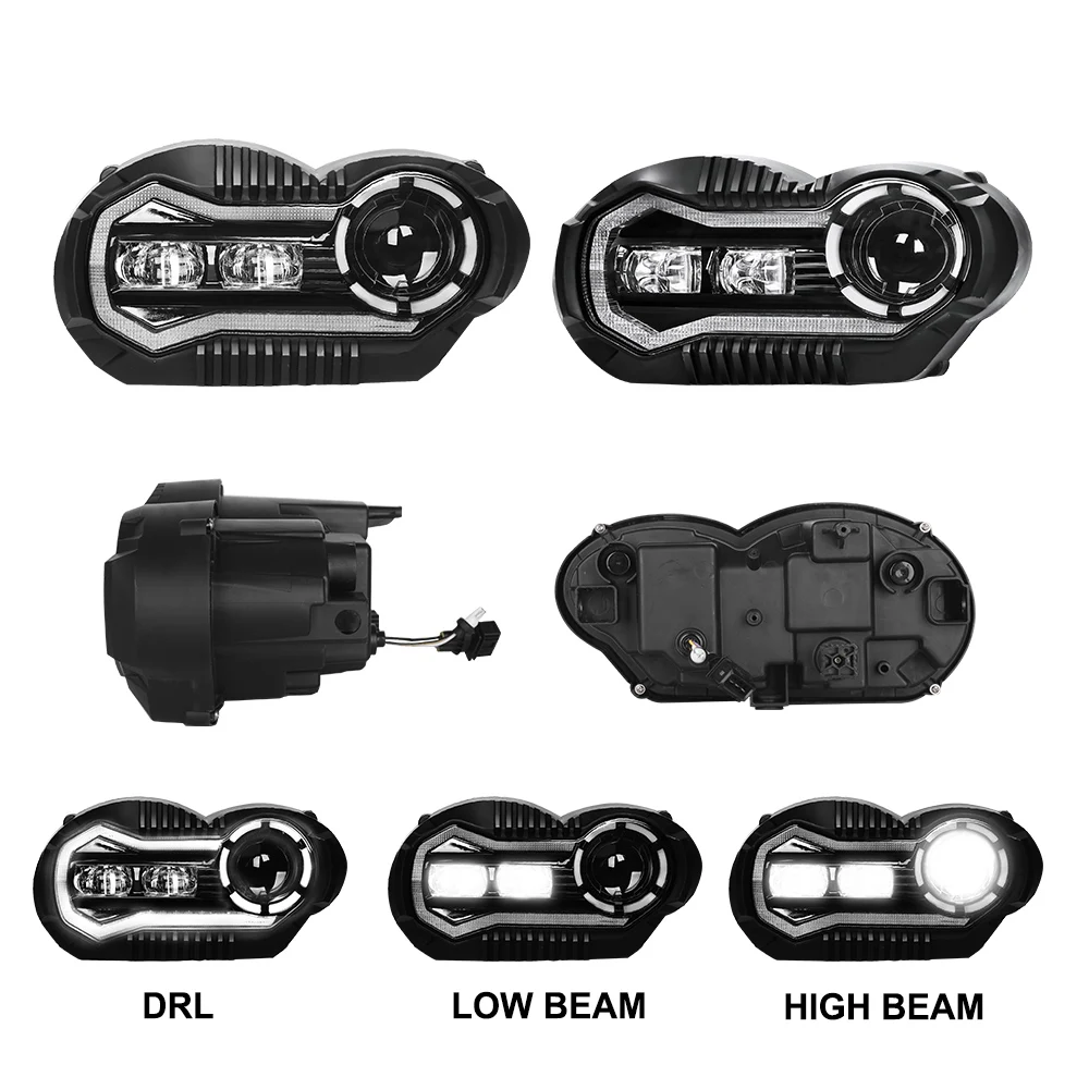 Motorcycle Lighting High Quality R1200GS Adventure LED Headlight Projector Osram Headlamp for BMW R1200GS Adventure