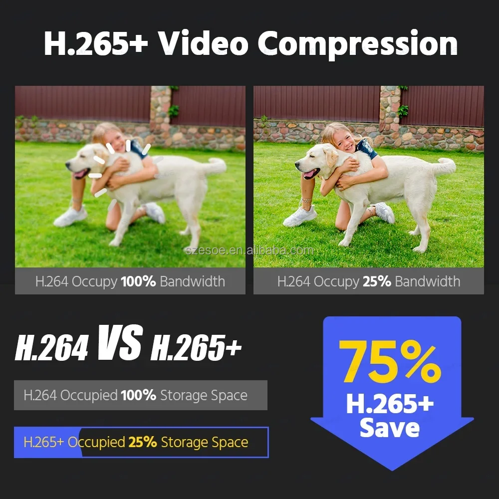 Simple BNC coaxial cable installation diagram for analog CCTV system