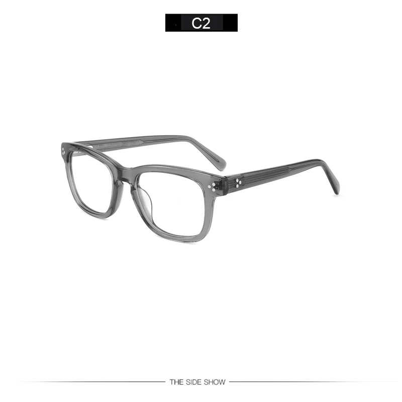 Eyeglasses Frames Classic Black Square Acetate Men Glass Frames Buy
