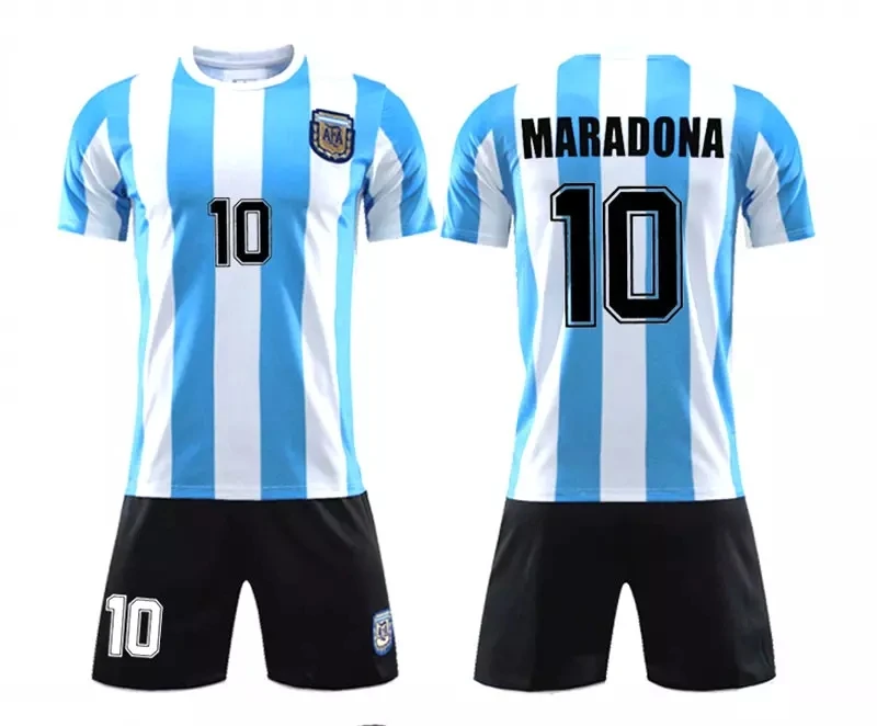 Source Argentina Retro Football Shirt 1986 National Team Maradona Soccer  Jersey on m.