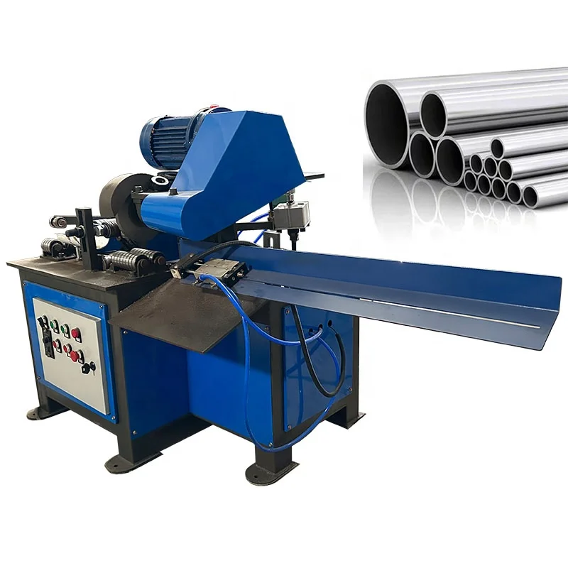 Burr Free Automatic Round Pipe Cutting Machine Stainless Steel Fire Pipe Rolling Cutting Machine