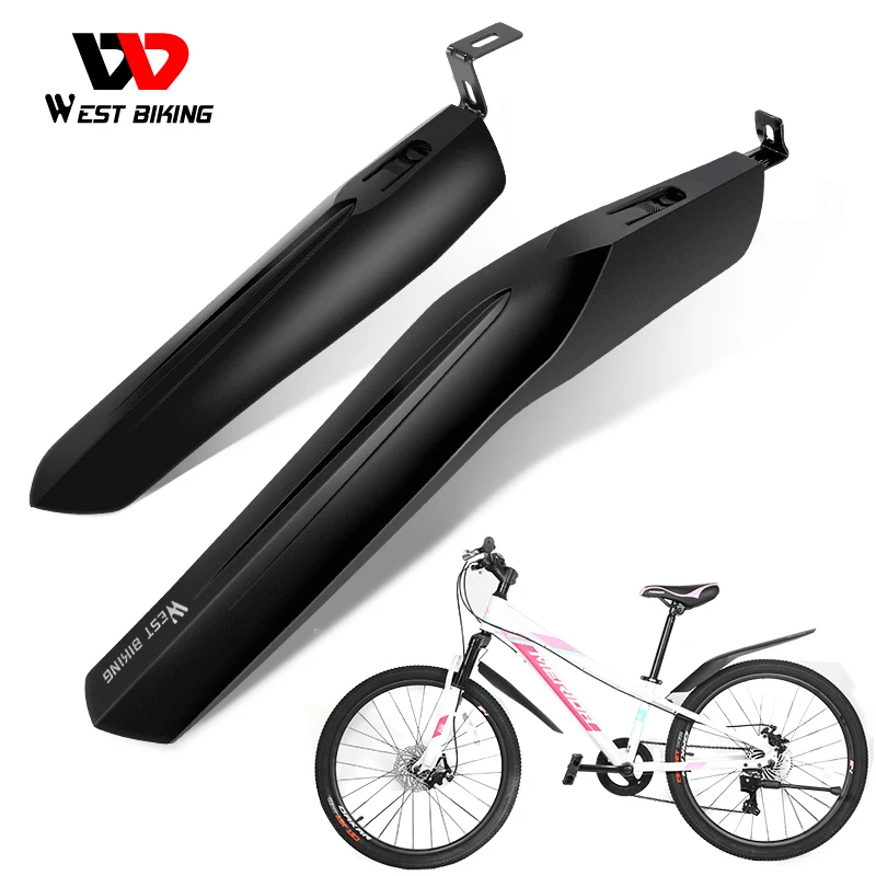 Cycling MTB Mudguard Mountain Bike Bicycle Fender Front Rear Mud Guards Set NEW 
