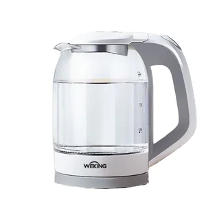 Cheap Wholesale Electric Glass Kettle Water Heater 1.8L with Boil Dry protection for Home Appliances Products