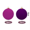 Morado 8cm/12 piezas