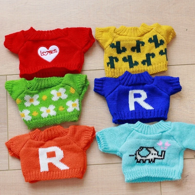 Прекрасные стоячие индивидуальные маленькие куклы Корейская звезда Kpop Idol плюшевая игрушка одежда плюшевый медведь свитер