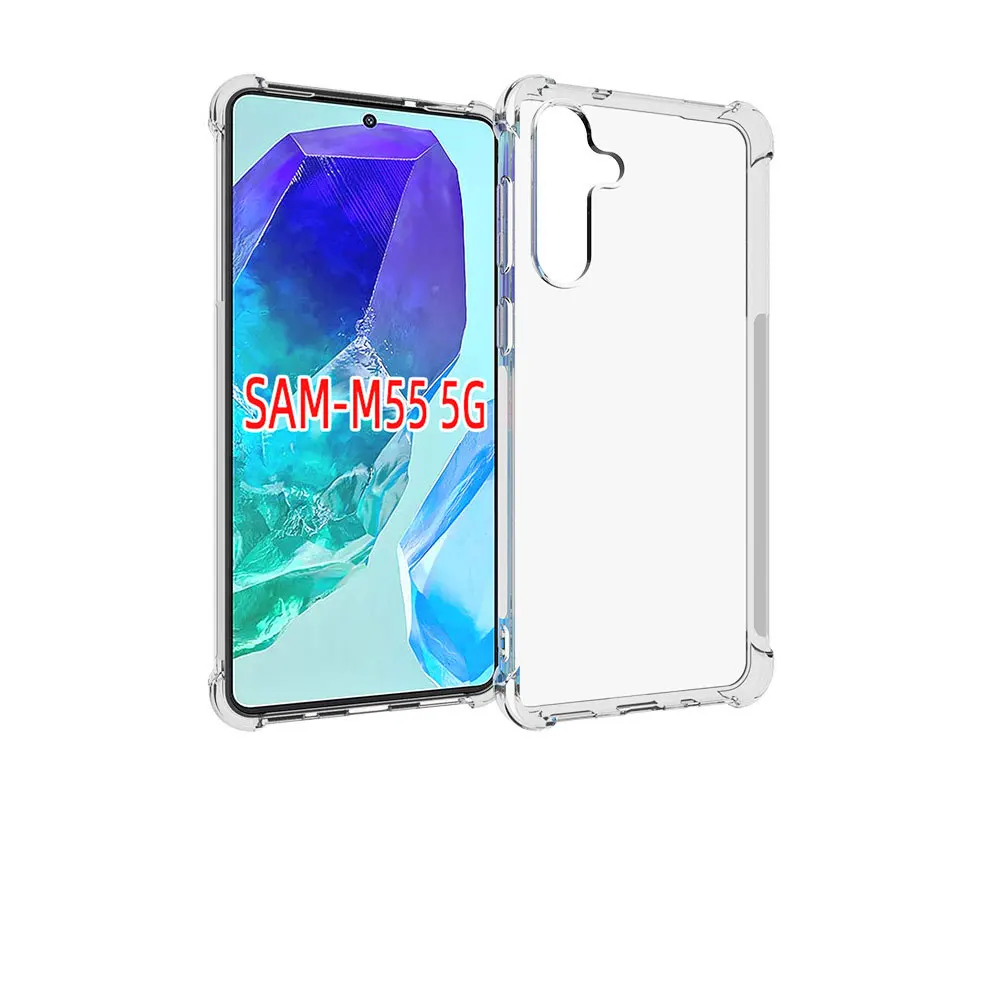 Clear Phone Cases For Samsung Galaxy M55 15 F55 C55 Tpu Simple Business Skin Friendly Case Precision Hole Sjk551 Laudtec