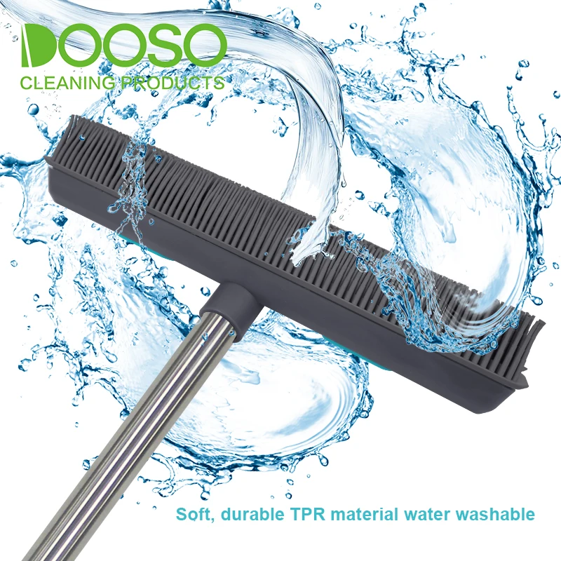 Щетка с силиконовой резиновой щетиной волшебная щетка для чистки швабра ракелем резиновая удаления шерсти домашних животных инструмент ковров