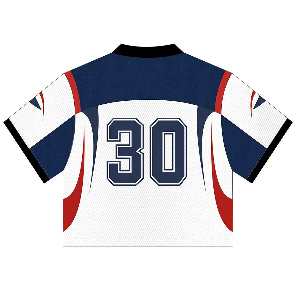 Vysokokvalitné americké ragbyové uniformy – dýchací mriežkový materiál, džerzí pre americký futbal, športové topy na tréning pre mužov a dospelých