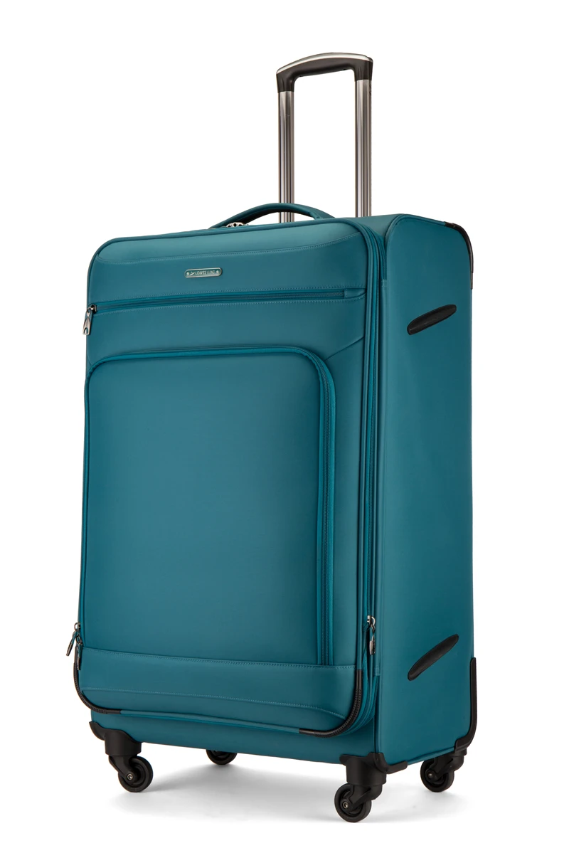 Custom Boarding Spinner Travel  Fabric Soft Luggage TSA Polyester 20 24 28inch  3 Pieces  Set Trolley Ride on Luggage