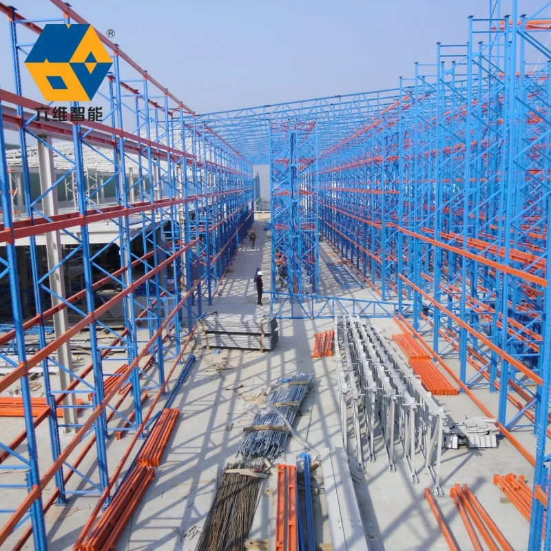 High Quality Automatic Multi-Level Rack Clad Building Supported Building Warehouse with Shuttle-Based Automation Technology