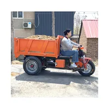 CE 1800W Powerful Big Battery Engineering Electric 3 wheel construction transport freight cargo farm tricycle