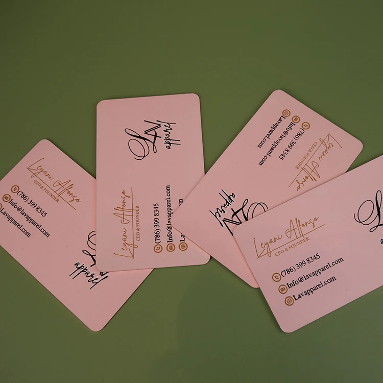 product custom quality luxury gold foiled logo business card advertising postcard company promotion thank you card for small business-7