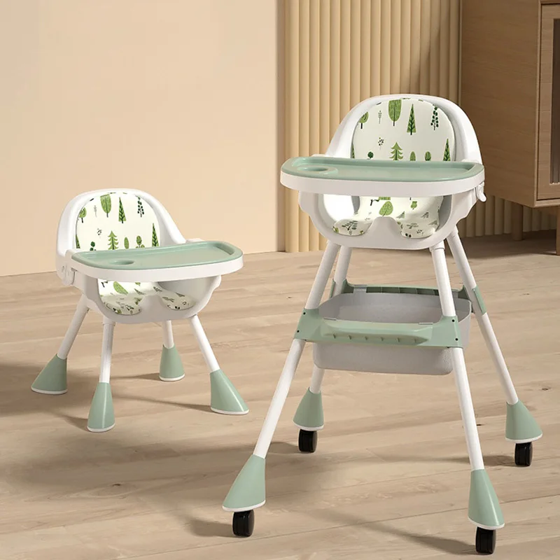 Cheap Baby High Chairs Portable Pp Material Plastic Oem Odm Design 3 In 1 Height Adjustable