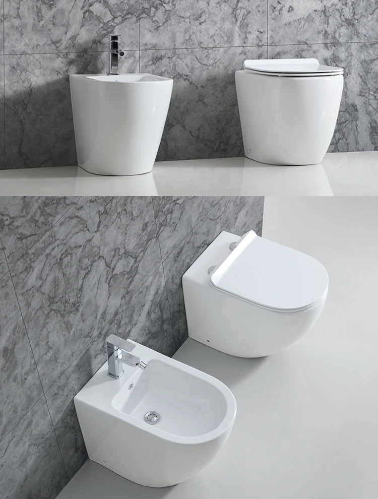 Popular Design Bathroom Ceramic Toilet Seat Bidet details