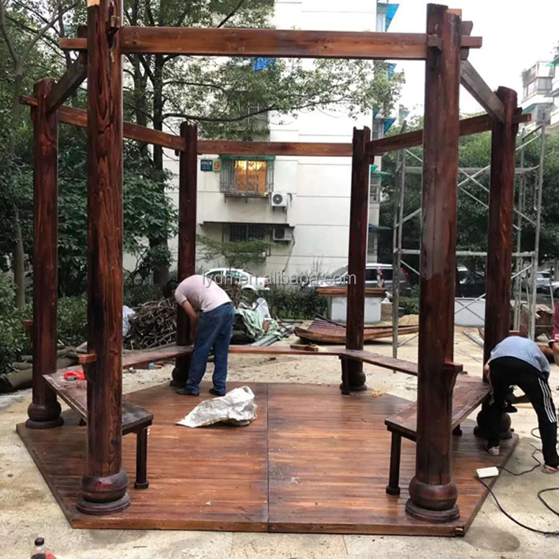 Outdoor Garden Gazebo - Solid Pagoda Series for Wholesales