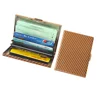 ลายคาร์บอนไฟเบอร์ สีโรสโกลด์ - 6 ช่อง