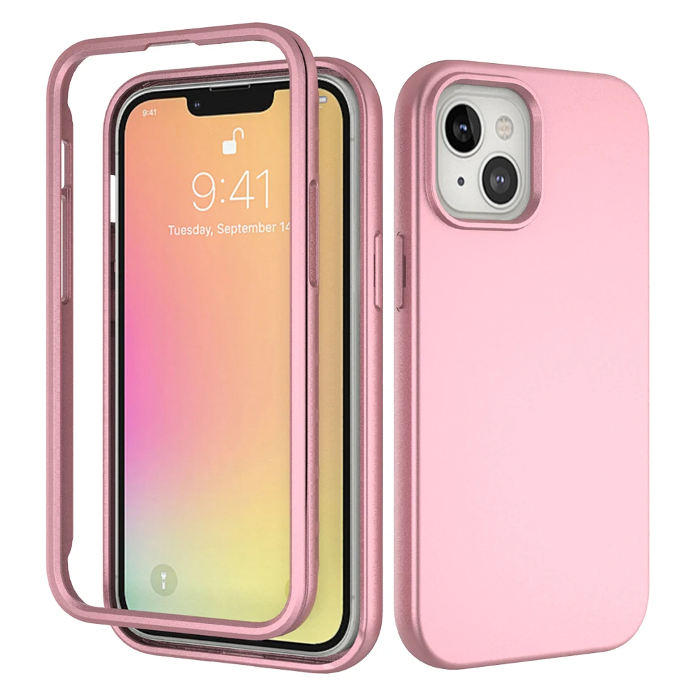 luxurious For Iphone 13 case Acrylic 360degree all protective mobile phone case