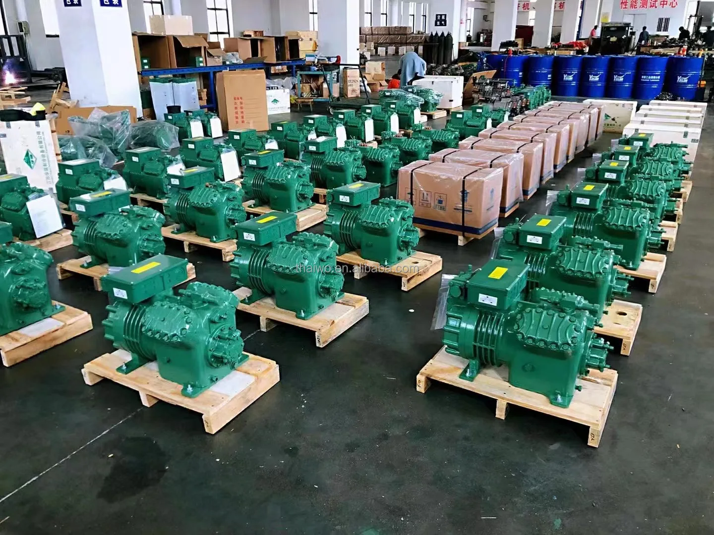 New Bitzer 1hp 2hp 3hp 4hp 6hp 7hp 9hp Semihermetic Refrigeration